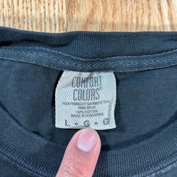 Blood Orange Indie Band T-Shirt Men's Size Large Black Graphic Tee Angel Pulse - Picture 3 of 8